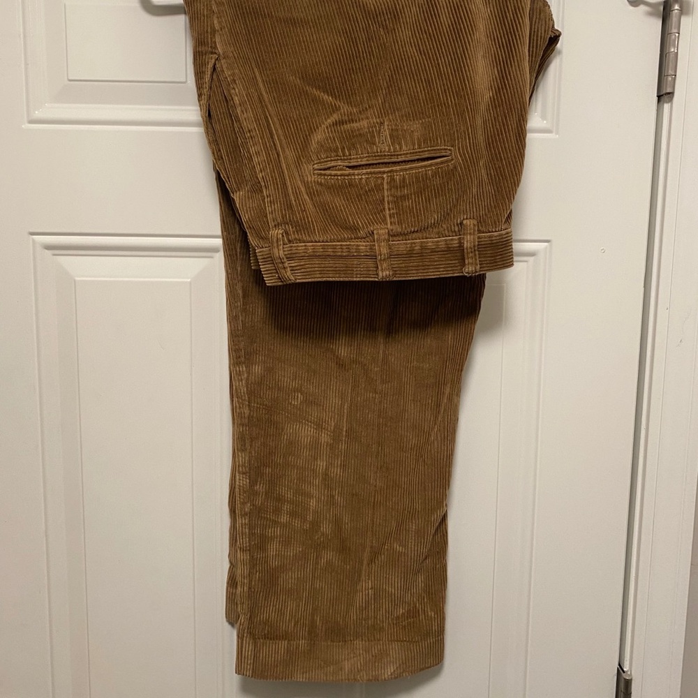 Jos A. Bank Size 40x30 Khaki Corduroy Slacks